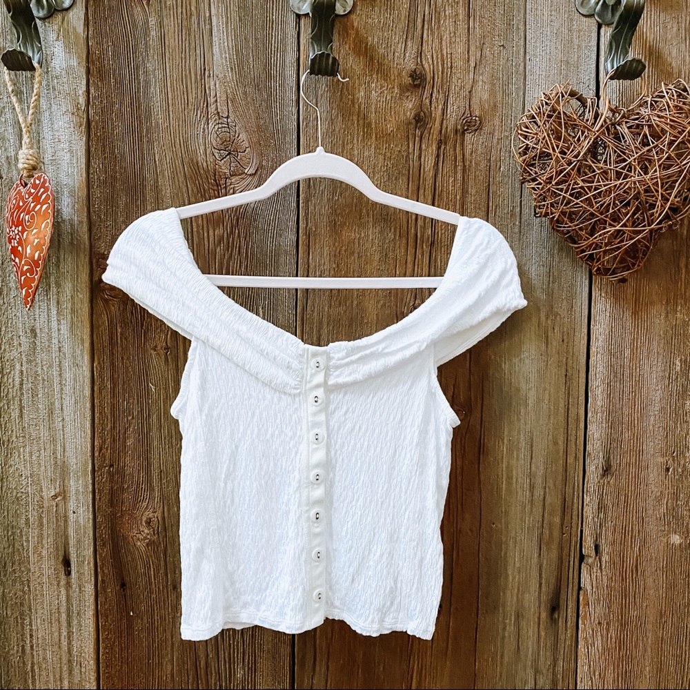 NWOT FREE PEOPLE BARDOT CROP
